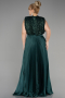 Emerald Green Long Plus Size Evening Dress ABU3341