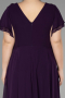 Long Purple Plus Size Evening Dress ABU1562