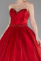 Long Red Haute Couture Dress ABU3596