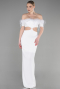 Long White Evening Dress ABU3602