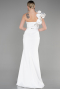 Long White Evening Dress ABU3605