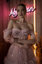Long Powder Color Special Design Engagement Dress ABU3598