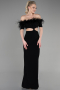 Long Black Evening Dress ABU3602