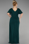 Long Emerald Green Formal Plus Size Dress ABU3645