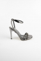 Platinum Mirror Evening Shoe AB8003