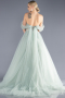 Long Mint Special Design Engagement Dress ABU3664