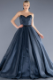 Navy Blue Long Plus Size Engagement Dress ABU3619