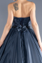 Navy Blue Long Plus Size Engagement Dress ABU3619