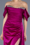 Violet Long Satin Evening Dress ABU2661