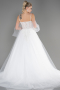 Long White Wedding Dress ABG117