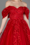 Red Long Designer Evening Dress ABU3600