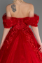 Red Long Designer Evening Dress ABU3600