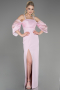 Long Powder Color Invitation Dress ABU2911