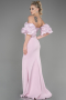 Long Powder Color Evening Dress ABU3659