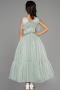 Long Turquoise Girl Dress ABU3726