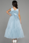 Long Blue Girl Dress ABU3726
