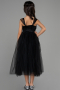 Black Long Girl Dress ABU3031
