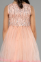Short Salmon Girl Dress ABK1973