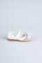 White Leather Kid Shoe MJ4000