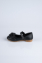 Black Leather Kid Shoe MJ4000