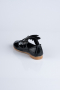 Black Patent Leather Kid Shoe MJ4001