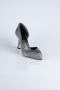 Platinum Satin Stiletto MJ8008