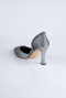 Platinum Satin Stiletto MJ8008