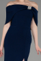Long Navy Blue Evening Dress ABU3775