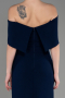 Long Navy Blue Evening Dress ABU3775