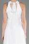 White Long Prom Gown ABU3252