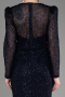 Navy Blue Long Sleeve Scaly Evening Dress ABU3831