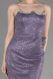 Lavender Strapless Scaly Long Mermaid Evening Dress ABU3850