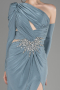 Mint One Sleeve Long Evening Dress ABU3851