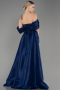 Long Navy Blue Evening Dress ABU3887