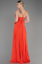 Orange Long Prom Gown ABU1305