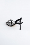 Black Stony Evening Shoe MJ5166