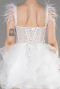 White Short Engagement Dress ABK2079