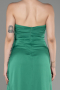 Green Strapless Slit Long Chiffon Evening Dress ABU3947