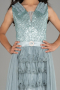 Short Turquoise Girl Dress ABK1713