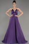 Lilac Strapless Long Satin Prom Dress ABU3965