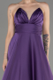 Lilac Strapless Long Satin Prom Dress ABU3965