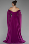 Violet Long Chiffon Evening Dress ABU3462
