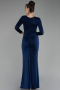 Long Navy Blue Evening Dress ABU3542