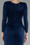 Long Navy Blue Evening Dress ABU3542