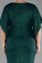 Emerald Green Long Plus Size Evening Dress ABU3280
