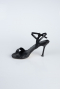 Black Leather Evening Shoe AB1119