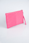 Fuchsia Leather Evening Bag KC413