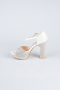 White Stony Evening Shoe MJ2228
