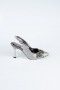 Platinum Laser Cut Evening Shoe MJ4101