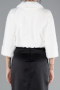 White Fur Evening Jacket ABC002